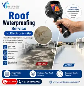 Roof Waterproofing Service in Electronic city, Bengaluru