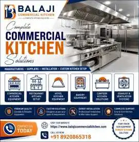 Commercial Kitchen Equipment Manufacturers in Delh, Chandigarh