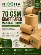 70 GSM Kraft Paper Manufacturers | Premium Quality, Shamli
