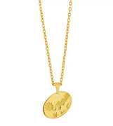 Customized Oval Message Necklace, Los Angeles