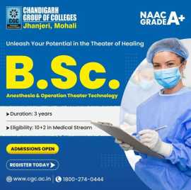 Best BSc Anesthesia & OTT Colleges in Chandiga, Mohali