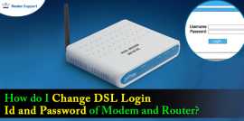 Change DSL Login Id and Password of Modem and Rout, New York