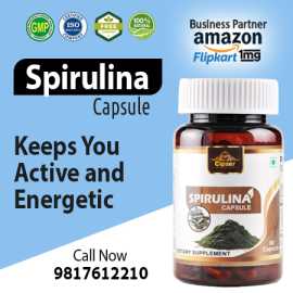 Spirulina capsule prevents cancer and increases go, Sonipat
