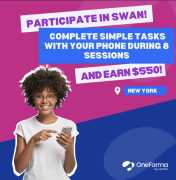 OneForma by Centific - Onsite Project - SWAN (New York), $ 550, New York