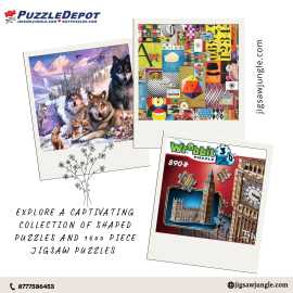 Explore a Captivating Collection of Shaped Puzzles, ps 54