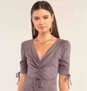 charcoal grey mini dress, Los Angeles