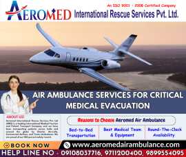 Aeromed Air Ambulance Service in India , Delhi