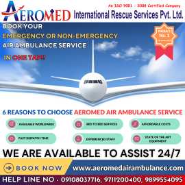 Aeromed Air Ambulance Service In Kolkata - Expert , Kolkata
