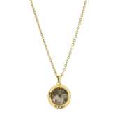 Engraved Ring Pendant Necklace, Los Angeles