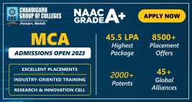 Top MCA Colleges in Chandigarh, Mohali