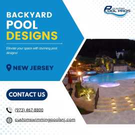 Backyard Pool Designs NJ, Linden