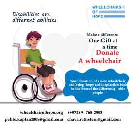 disability children wheelchair donate, New Delhi