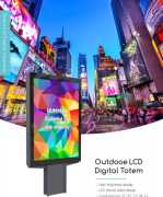 LCD Advertising Totem - Outdoor-lcd-signage.com, New York