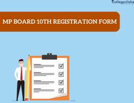 MP Board 10th Registration Form , Noida