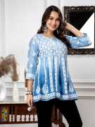 Chikankari Anarkali Kurtis Timeless Elegance in Ev, Lucknow