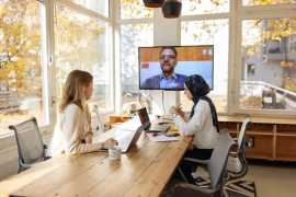 Hybrid Video Conferencing Solutions for Modern Bus, New York