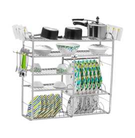 Stainless Steel Wall Mounted Kitchen Rack, Delhi