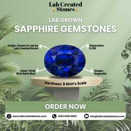 Loose Lab Created Sapphire Stones - Perfect for Je, $ 7
