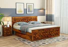 Buy Modern Wooden Box Bed Designs from UrbanWood, ₹ 58,000