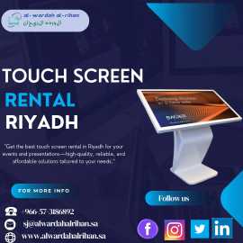  Top Reasons of Touch Screen Rentals in KSA, Riyadh