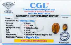 Tiger’s Eye Gemstone Cabochon Cut , Los Angeles