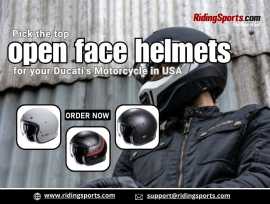Pick the top open face helmets for your Ducati's M