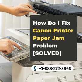 How Do I Fix Canon Printer Paper Jam Problem, Haltom City