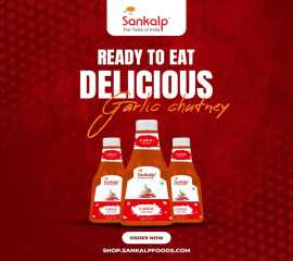 Ready to eat food :Sankalp Garlic Chutney, ₹ 140