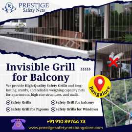 Invisible Grill for Balcony in Bangalore-Prestige, Bengaluru