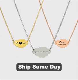 Cloud Necklace | Customizable Jewelry, $ 18