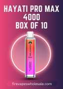Hayati Pro Max 4000 box of 10, City of London