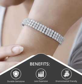 Explore Our Newest Moissanite Bracelets at Shop LC, $ 0