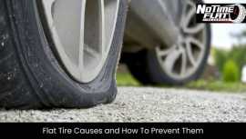 Flat Tire Causes and How To Prevent Them - No Time, Jenison