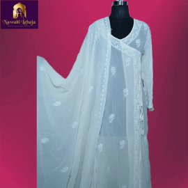 Experience Royalty with Our Chikan Kurta Set, Rp 12,500