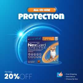 Canadavetcare Enjoy 20% off on Nexgard spectra, New York