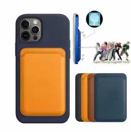   Luxury Leather Phone Wallet for iPhone – Stylish, $ 12