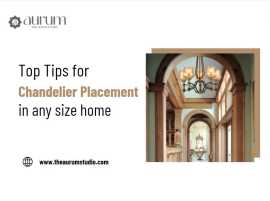 Chandelier Placement In Any Size Home | The Aurum , $ 1