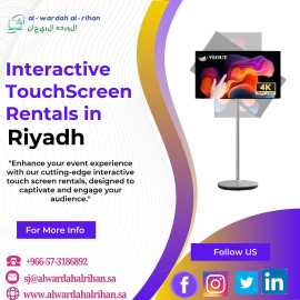 Best uses of Interactive Touch Screen Rentals KSA, Riyadh