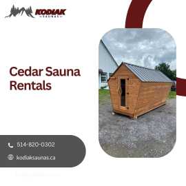 Cedar Sauna Rentals by Kodiak Saunas, Ottawa