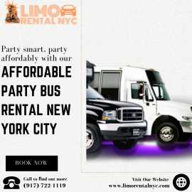 Affordable Party Bus Rental New York City, New York