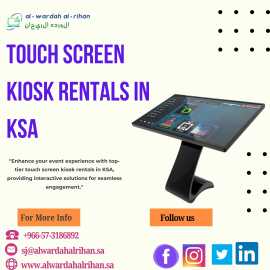 Best uses of Touch Screen kiosk Rentals in KSA, Riyadh