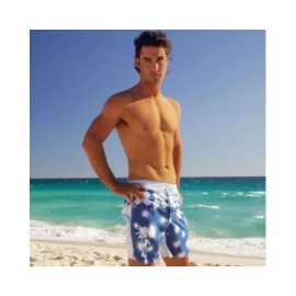 Men's White Swim Shorts, $ 120