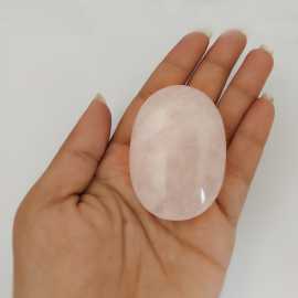 Clear Quart Crystal Oval Ball for Meditation, Los Angeles