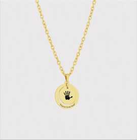 Personalized Baby Hand and Footprint Necklace, $ 20