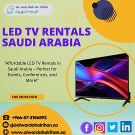 How LED TV Rentals Can Elevate Your Events in KSA?, Riyadh