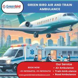 Greenbird Air and Train Ambulance in Patna , Patna
