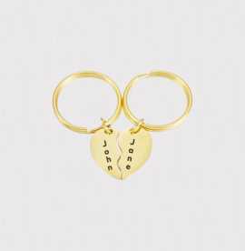 Engraved Coordinate Keychains, $ 13