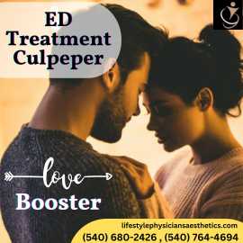 Regain Confidence with ED Treatment in Culpeper, Culpeper