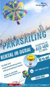 Thrilling Parasailing in Dubai – Enjoy Upto10% Off, Dubai