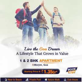 Apartment Near Beach in Morjim, North Goa , Candolim